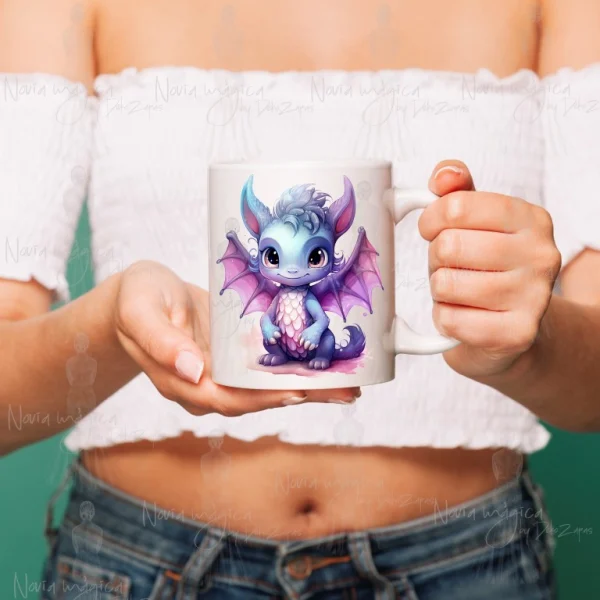 Taza Dragoncillo morado