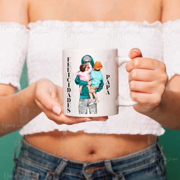 Taza Felicidades papá