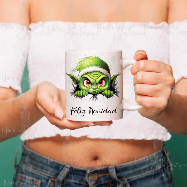 Taza Grinch Feliz Navidad